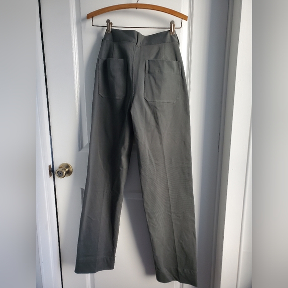Frank & Oak Jane pant in smoky green (size 4) - Picture 3 of 5